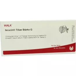 ISCUCIN Ampollas tiliae Strength G, 10X1 ml