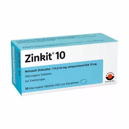 ZINKIT 10 comprimidos recubiertos, 100 uds