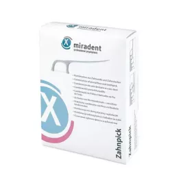 MIRADENT Palillos de hilo dental, 100 uds