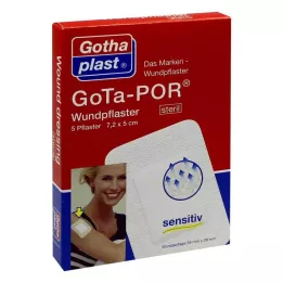 GOTA-POR Apósito para heridas estéril de 5 x 7,2 cm, 5 uds