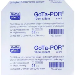 Yeso para heridas Gota-Por estéril 80x100 mm, 1 ud