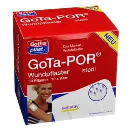 Gota-Por apósito para heridas estéril 80x100 mm, 50 piezas