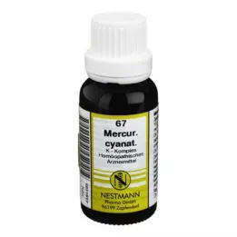 Mercurius cyanatus k complejo nr.67 dilución, 20 ml