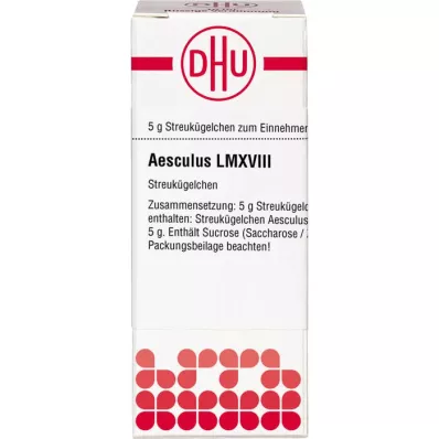 AESCULUS LM XVIII Glóbulos, 5 g AESCULUS LM XVIII Glóbulos, 5 g