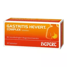 GASTRITIS HEVERT Tabletas complejas, 40 pz