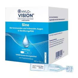 HYLO-VISION pipetas sinusoidales de la nariz, 60x0.4 ml