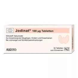 JODINAT 100 μg de tabletas, 50 pz