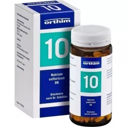 BIOCHEMIE Orthim 10 Sodio Sulfuricum D 6 Tabl., 400 pz