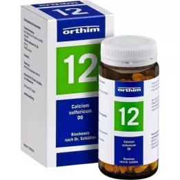 BIOCHEMIE Orthim 12 Calcium sulfuricum D 6 Tabl., 400 pz