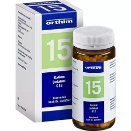 BIOCHEMIE Orthim 15 Potasio yodatum d 12 tabletas, 400 pz