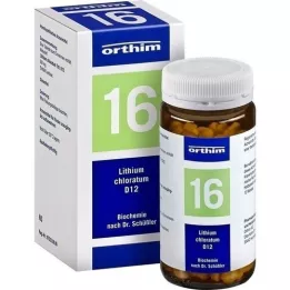 BIOCHEMIE Orthim 16 Lithium Chloratum D 12 Tabl., 400 pz