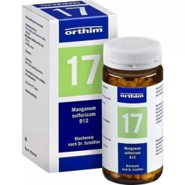 BIOCHEMIE Orthim 17 manganum sulfuricum D 12 Tabl., 400 pz