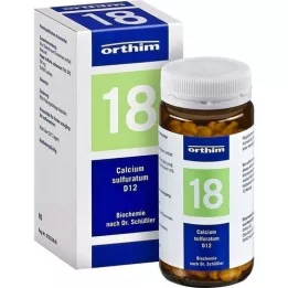 BIOCHEMIE Orthim 18 Calcium sulfuratum D 12 Tabl., 400 pz
