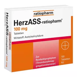 HERZASS-Comprimidos de ratiopharm 100 mg, 100 uds