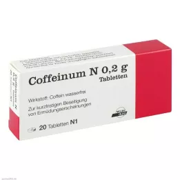COFFEINUM Tabletas de N 0,2 g, 20 uds
