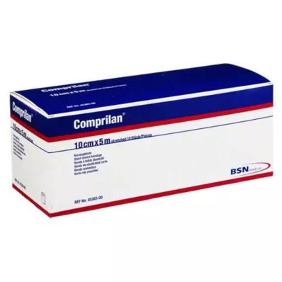 COMPRILAN Venda elástica 10 cm x 5 m, 10 uds