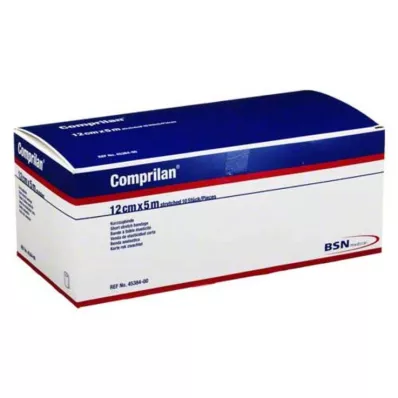 COMPRILAN Venda elástica 12 cm x 5 m, 10 uds COMPRILAN Venda elástica 12 cm x 5 m, 10 uds
