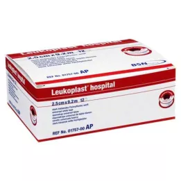 LEUKOPLAST Hospital 2,5 cm x 9,2 m, 12 uds