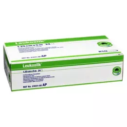 LEUKOSILK 1,25 cm x 5 m, 24 piezas