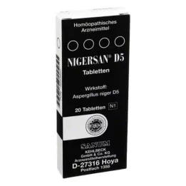 NIGERSAN D 5 tabletas, 20 pz