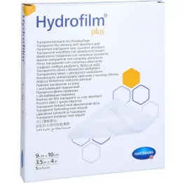 HYDROFILM más asociación transparente 9x10 cm, 5 pz
