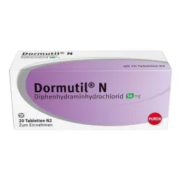 DORMUTIL Tabletas N, 20 uds