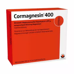CORMAGNESIN 400 ampollas, 10x10 ml