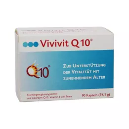 VIVIVIT Cápsulas de Q10, 90 unidades