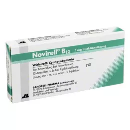 NOVIRELL B12 1 mg Solución de inyección, 10x1 ml