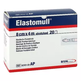 ELASTOMULL Banda elástica de fijación de 8 cmx4 m, 20 pz