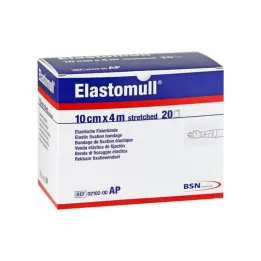 ELASTOMULL Banda elástica de fijación de 10 cmx4 m, 20 pz