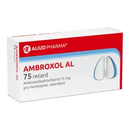AMBROXOL AL 75 cápsulas de liberación prolongada retardada, 20 uds
