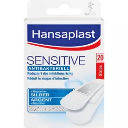 Hansaplast Tiras sensibles med, 20 pz