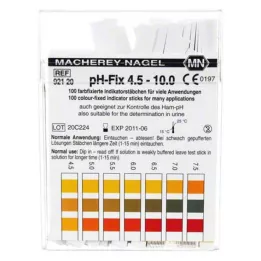 PH-FIX Tiras indicadoras pH 4,5-10, 100 uds