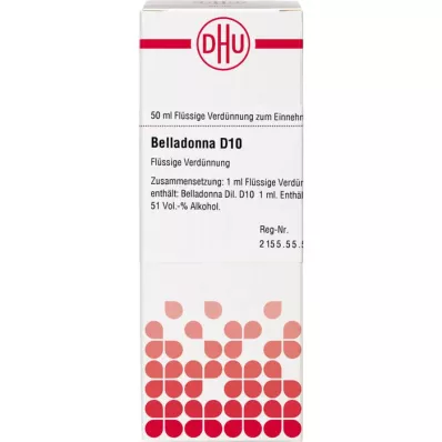 BELLADONNA Dilución D 10, 50 ml BELLADONNA Dilución D 10, 50 ml