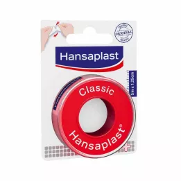 HANSAPLAST Parche de fijación Classic 1,25 cm x 5 m, 1 pieza