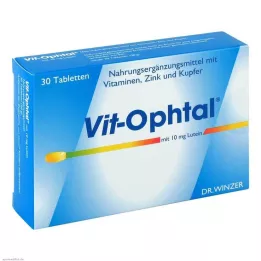 VIT OPHTAL con comprimidos de luteína de 10 mg, 30 uds
