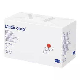 MEDICOMP Tejido no tejido comp. no estéril 10x20 cm 4 capas, 100 uds
