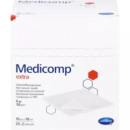 MEDICTM EXTRA COMPRESAS 10X10 CM estéril, 25x2 pz