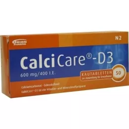 CALCICARE D3 Tabletas de masticación, 50 pz