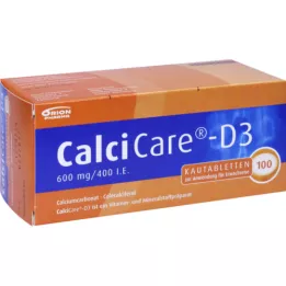 CALCICARE D3 Tabletas de masticación, 100 pz