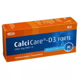CALCICARE Tabletas efervescentes D3 forte, 40 uds