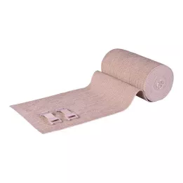 LANGZUGBINDE 12 cmx7 m con clip piel permanentemente elástica, 8 pz