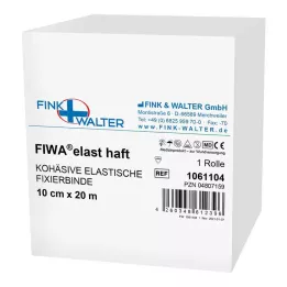 FIXIERBINDE Elástico cohesivo 10 cm x 20 m blanco, 1 ud