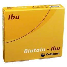 BIATAIN Apósito de espuma Ibu 10x10 cm no adherente, 5 uds