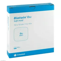 BIATAIN Asociación de espuma IBU 10x10 cm Adhesivo suave, 5 pz