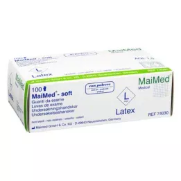 HANDSCHUHE Una vez que látex en polvo L, 100 pz