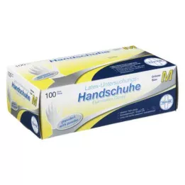 HANDSCHUHE Látex desechable en polvo M, 100 uds