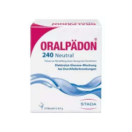 ORALPÄDON Envase de 240 polvos neutros, 10 uds