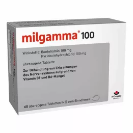 MILGAMMA Comprimidos recubiertos de 100 mg, 60 uds